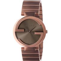 Gucci YA133317 blokuojantis rudas ciferblatas Unisex laikrodis 37