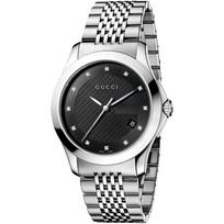 Gucci YA126405 G-Timeless Juodas ciferblatas Vyriškas laikrodis 38