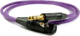 Kabel Melodika Jack 6.3mm - XLR 8m fioletowy