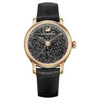 Swarovski 5295377 krištolinis moteriškas laikrodis 38 juoda