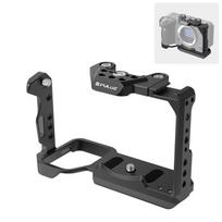 „Sony ILME-FX30 / FX3 PULUZ PULUZ“ metalinio fotoaparato korpuso stabilizatoriaus įrenginys su NOTA slankikliu(Juoda) juoda