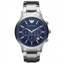 Emporio Armani AR5860 Chronograph vyriškas laikrodis 43 sidabras