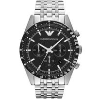 Emporio Armani AR5988 Tazio Chronograph vyriškas laikrodis 46 sidabras