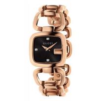 Gucci YA125512 G-Timeless rožinio aukso moteriškas laikrodis 24 auksas