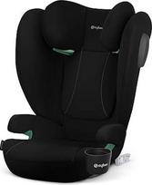 CYBEX Silver Solution B4 i-Fix vaikiška automobilinė kėdutė su puodelio laikikliu, skirta automobiliams su ISOFIX ir be ISOFIX, nuo maždaug 3 iki 12 metų (100-150 cm), maždaug 15-50 kg, vulkaninės juodos spalvos