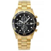 Emporio Armani AR5857 Vyriškas chronografo laikrodis 43 auksas