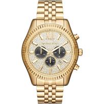 Michael Kors MK8494 Lexington auksinis su briliantais vyriškas laikrodis 45 auksas