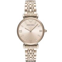 Emporio Armani AR11059 T-Bar Gianni Rose Gold moteriškas laikrodis 32 rožinio aukso spalvos