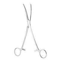 Nerūdijančio plieno lenkta galiuko hemostazinės valymo žnyplės pincetai šunų kačių plaukams 20cm