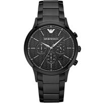Emporio Armani AR2485 Vyriškas juodo metalo laikrodis 43 juoda