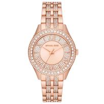 Michael Kors MK4710 Harlowe moteriškas laikrodis 38 rožinio aukso spalvos