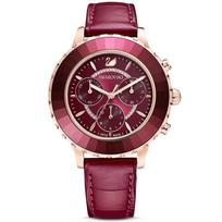Swarovski 5547642 Octea Lux Chrono Raudonas Moteriškas Laikrodis 40 raudona