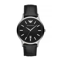 Emporio Armani AR2411 vyriškas „Renato“ laikrodis, juodas juoda