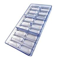 18 lizdų ovalo formos tablečių formos saldainių forma skaidus plastikas šokolado formos kepimo reikmenys cukraus masės modeliavimo įrankis
