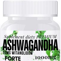 1000mg ASHWAGANDHA ksm-66 forte stresas miegas koncentracija nuovargis nerimas nervai atsipalaidavimas raminimas atmintis su vitanolidais maks. 120 tablečių 120c