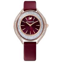 Swarovski 5558637 Crystalline bordo raudonumo moteriškas laikrodis 35.5