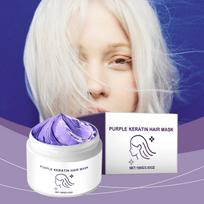 Geltonumą neutralizuojanti violetinė plaukų kaukė šviesiems, žiliems ir plaukams 100 ml One Size violetinė