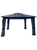 Pavėsinė GP0036, 400 cm, juoda