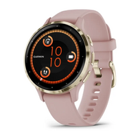 Laikrodis GARMIN Venu 3S, pilkai rausvos spalvos