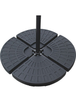 Sodo skėčio pagrindas Set of 4, 63 cm, juoda