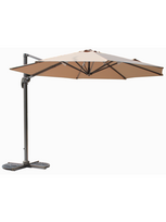 Sodo skėtis Big Brown, 300 cm, ruda