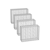 Gabionas sodui 100x80x30cm komplektas 4 vnt galvanizuoto plieno