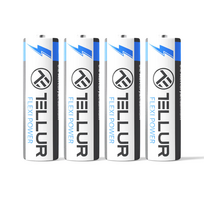 Tellur Flexi Power battery, Super Alkaline, AA LR6, 1.5V, set of 4