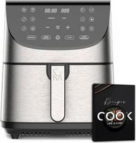 MasterPRO Rocket 700 | Heißluftfritteuse | 7 L Fassungsvermögen und 1700 W Leistung | LED-Touchscreen und Antihaftbeschichteter Korb | Fritteuse | Einstellbare Temperatur 80-200ºC