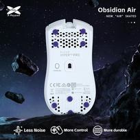 X-Raypad Obsidian Air Skates Universal Dots Purple 40 vnt. (⌀6.5 x 1.0 mm) (Violetiniai) Pakaitiniai Mouse Feet