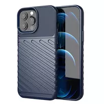 Thunder dėklas Flexible Tough Rugged Cover TPU  Apple iPhone 13 Pro Max mėlynos spalvos