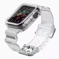 Silikoninė apyrankė Bracelet Case Strap Light Set for Apple Watch 40mm – juodos spalvos