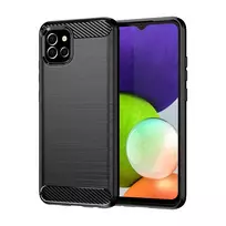 Carbon dėklas Flexible Cover  Samsung A03S EU (166.5) dėklas telefonui juodos spalvos