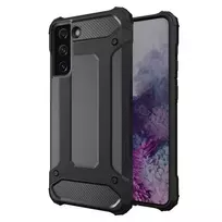 Hybrid Armor dėklas Tough Rugged Cover Samsung Galaxy S22+ (S22 Plus) dėklas telefonui juodos spalvos