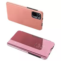 Clear View dėklas Poco M4 Pro 5G dėklas telefonui rožinės spalvos