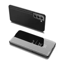 Clear View dėklas flip cover Samsung Galaxy S22 + (S22 Plus) dėklas telefonui juodos spalvos