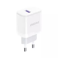 Dudao A20EU USB-A 18W network įkroviklis – baltos spalvos