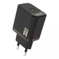 Dudao A27P 30W PD GaN USB-C laidinis įkroviklis – juodos spalvos