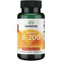 Natural E-200 - Vitaminai - 200 IU - 134.2 mg - N250 - Swanson