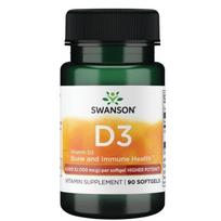 Vitamin D3 - Didelio stiprumo - 4000 IU - 100 mcg - N90 - Swanson