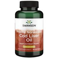 Pristine Norwegian Cod Liver Oil - 1 gr - N60 - Swanson