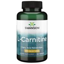 L-Carnitine - Amino rūgštys - 500 mg - N100 - Swanson