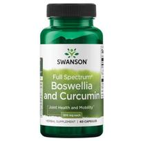 Boswellia and Curcumin - Bosvelija ir Ciberžolė - 300 mg - N60 - Swanson