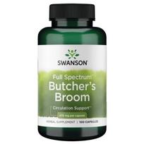 Butcher's Broom - 470 mg - N100 - Dygioji pelžiedė - Swanson