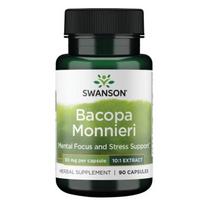 Bacopa Monnieri - 10:1 ekstraktas - N90 - Mėlynžiedė taškuonė - Swanson