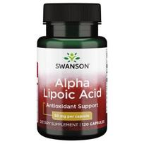 Alpha Lipoic Acid - 50 mg - N120 - Alfa lipoinė rūgštis - Swanson