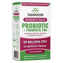Women's Daily Probiotic + Prebiotic FOS - N60 - Moterims - Probiotikai - Prebiotikai - Swanson