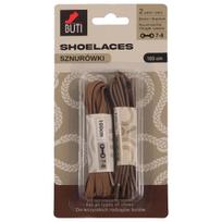 BUTI Shoelaces Batų raišteliai (100cm) - Rudas 2 poros
