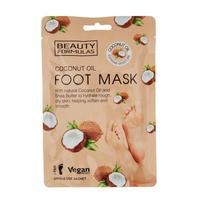 BEAUTY FORMULAS Foot Mask Pėdų kaukė su kokosų aliejumi - 1 pora