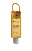 HISKIN Antibac Hand Cleanser+ Biocidal Hand Gel su persikų kvapu - šunims (75ml butelis + dėžutė)