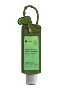HISKIN Antibac Hand Cleanser+ Biocidal Hand Gel su mango kvapu - dinozauras (75ml butelis + dėklas)